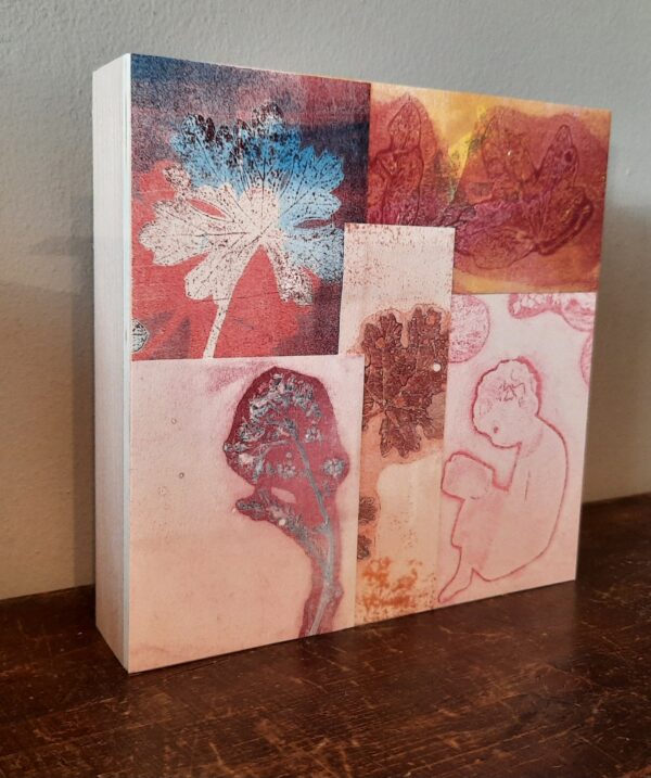 Monoprint op hout II
